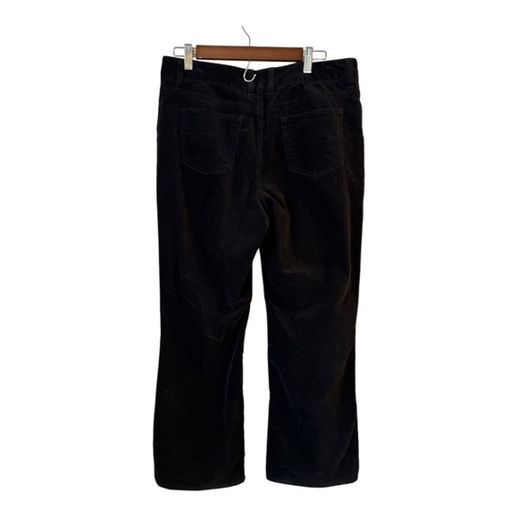 L.L. Bean Pants - Woman’s LL Bean Black Velveteen Corduroy Pants size 12